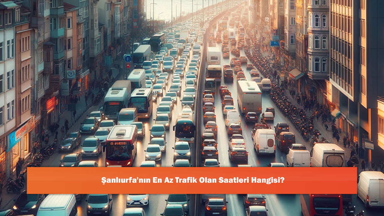 Şanlıurfa'nın En Az Trafik Olan Saatleri Hangisi?