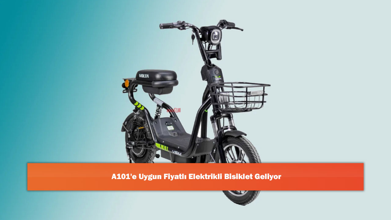 A101'e Uygun Fiyatlı Elektrikli Bisiklet Geliyor