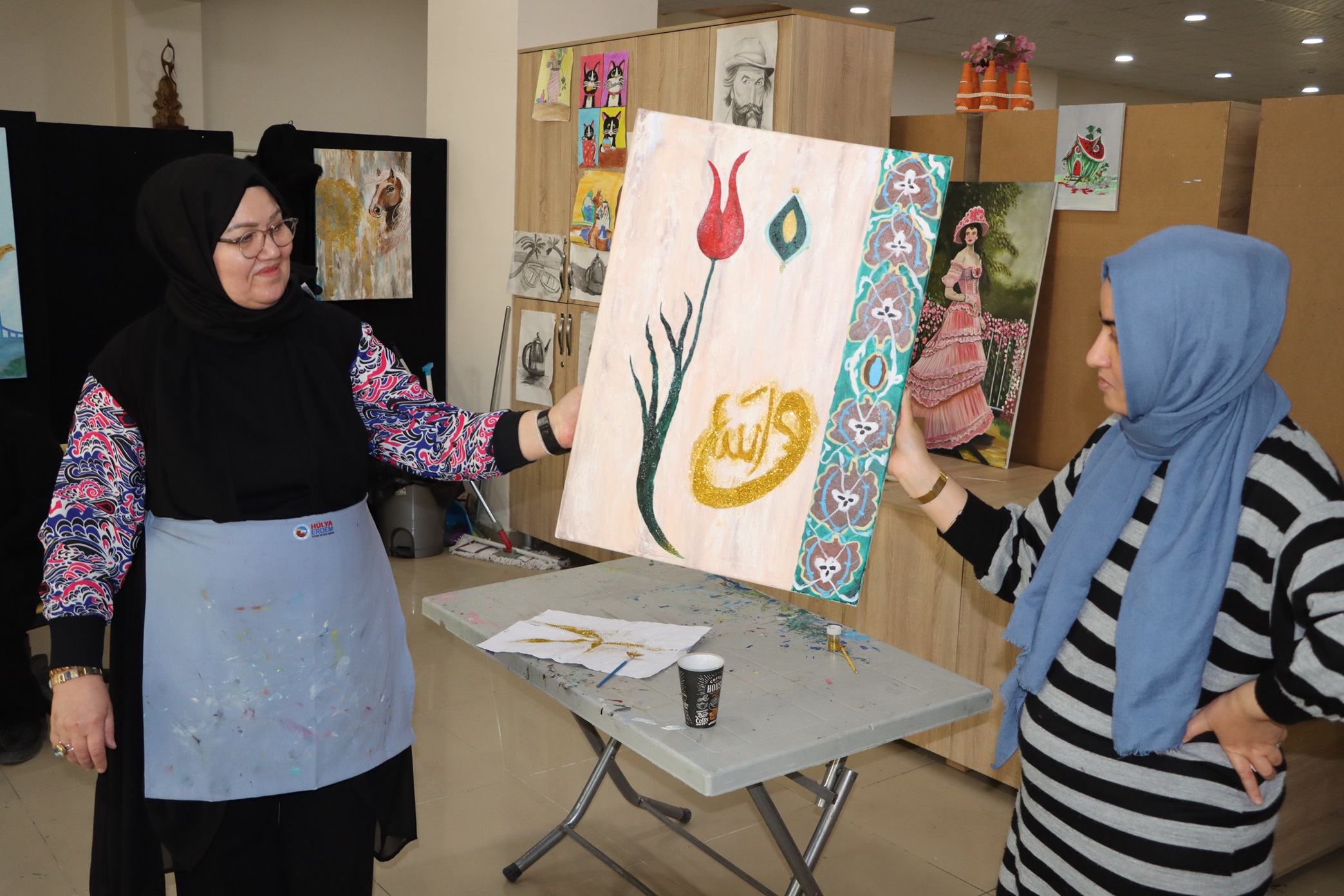 Karamek Resi̇m Kursuyla Yetenekler Keşfedi̇li̇yor (4)