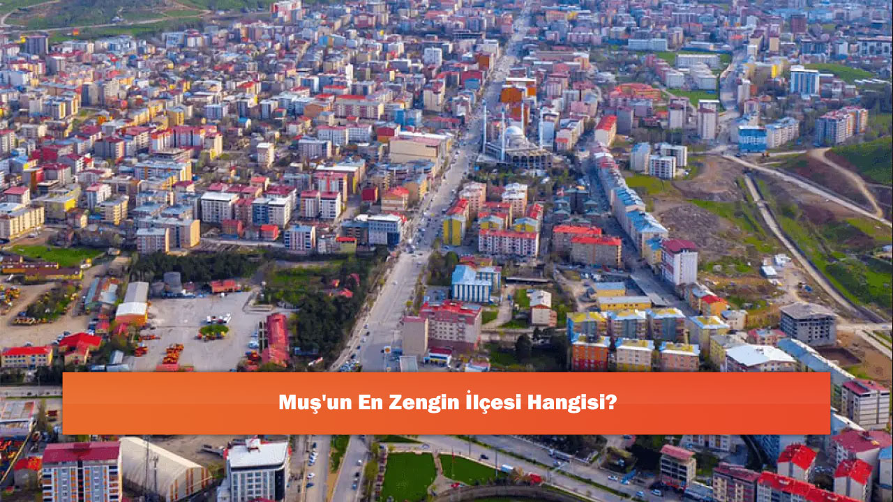 Muş'un En Zengin İlçesi Hangisi?