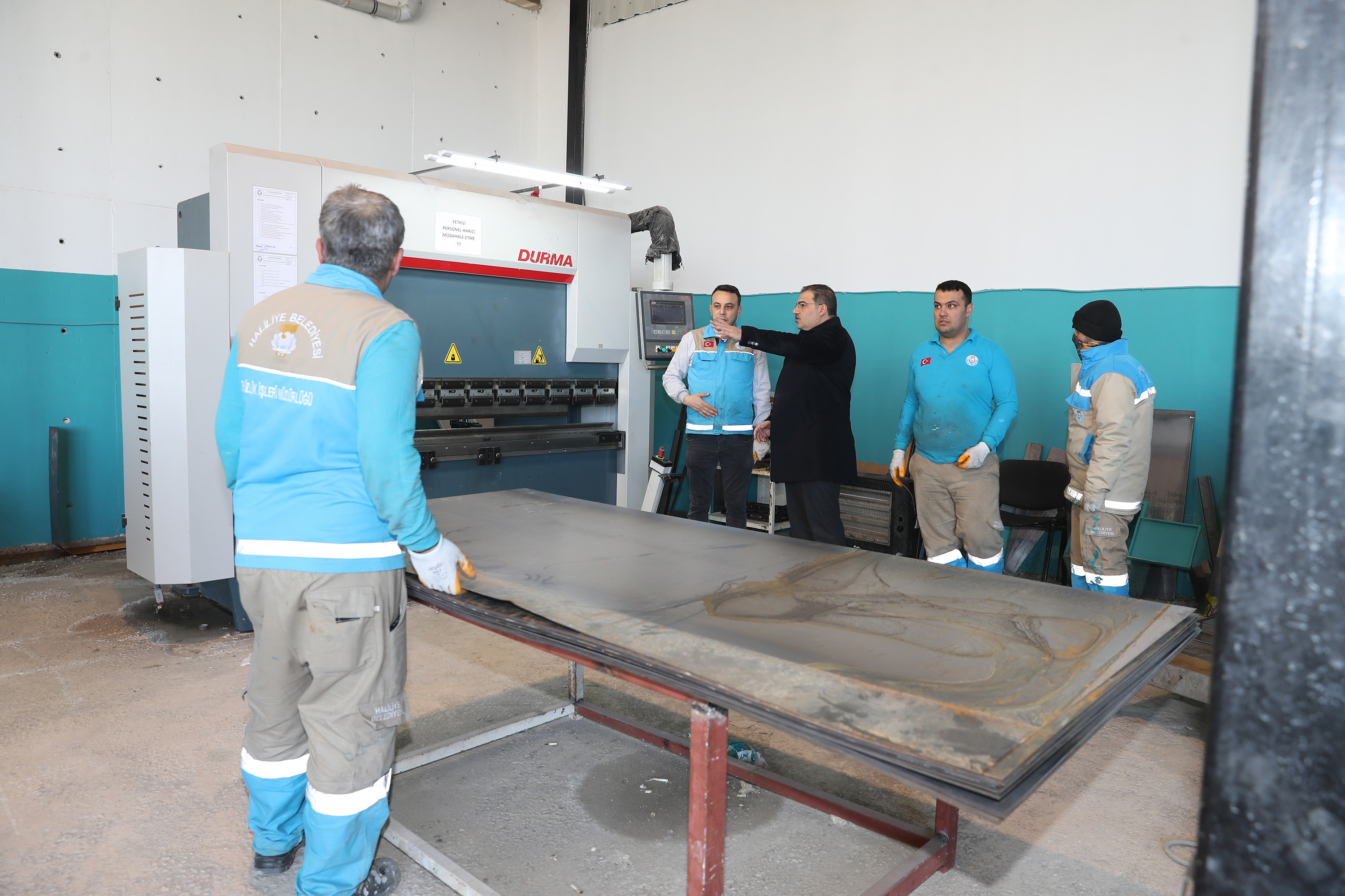 Üreten Beledi̇ye Modeli̇ Büyüyor Başkan Canpolat Üreti̇mi̇ Yeri̇nde İnceledi̇ (4)