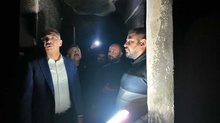 Eyyübiye Belediyesi’nden Yangın Mağduru Aileye Yardım!