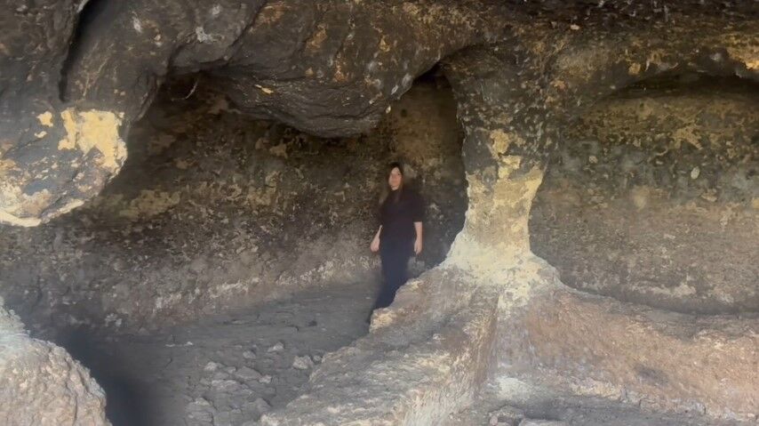 Şanlıurfada Tarihi Sarı Mağaralar Kaderine Terk Edildi (2)