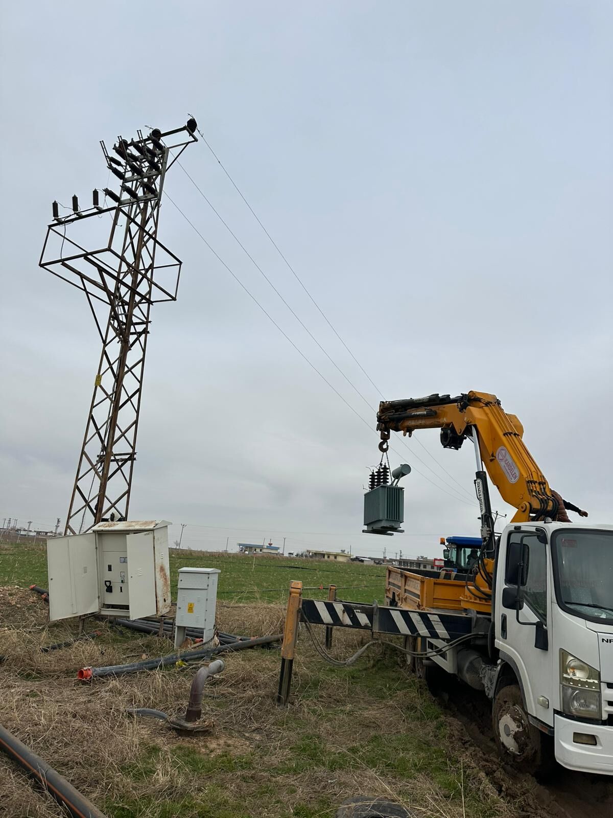 Şanlıurfa’da Tarım Arazisinde Kayıt Dışı Elektrik Tespit Edildi