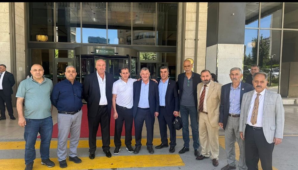 Şanlıurfa Kasaplar Odası Başkanı Mustafa Demircan Ankara yolunda