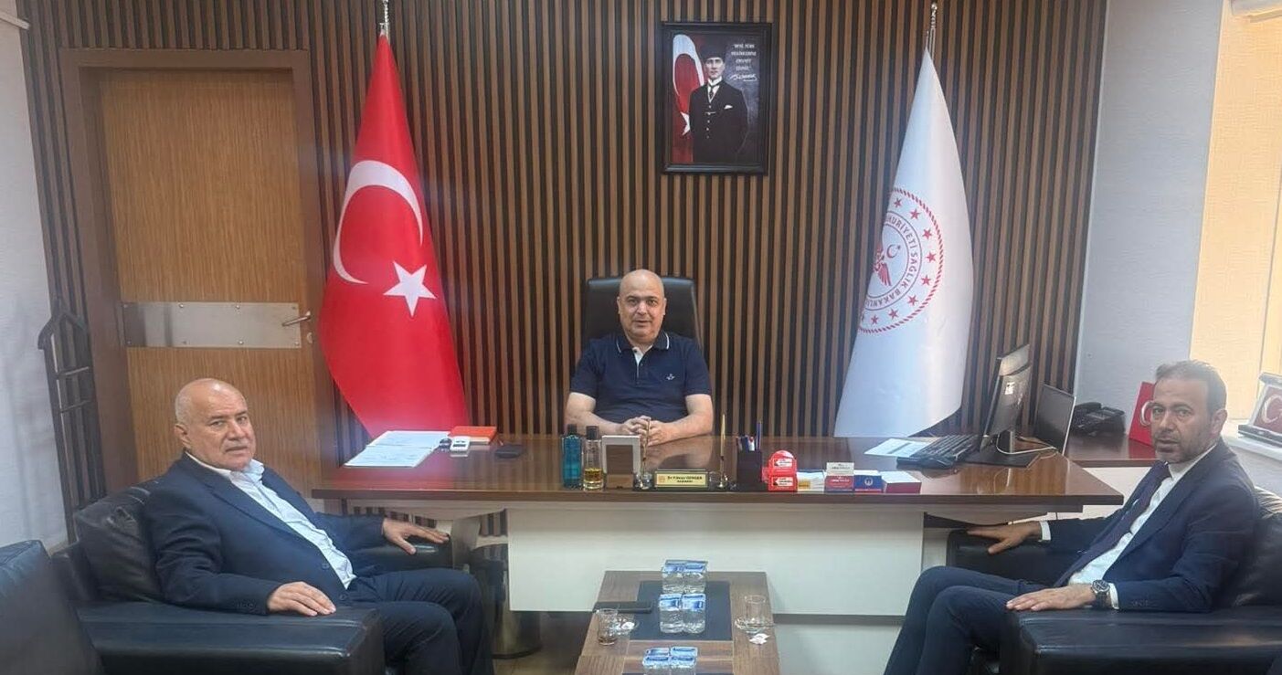 ŞESOB Başkanı Karacabey'den Başhekim Gerger'e Hayırlı Olsun Ziyareti