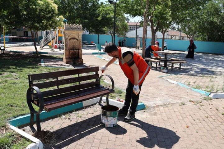 Haliliye’de Parklar Baştan Aşağı Yenileniyor