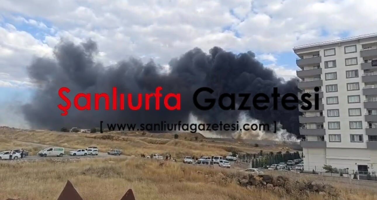 Şanlıurfa'da İş Yerinde Yangın Paniği