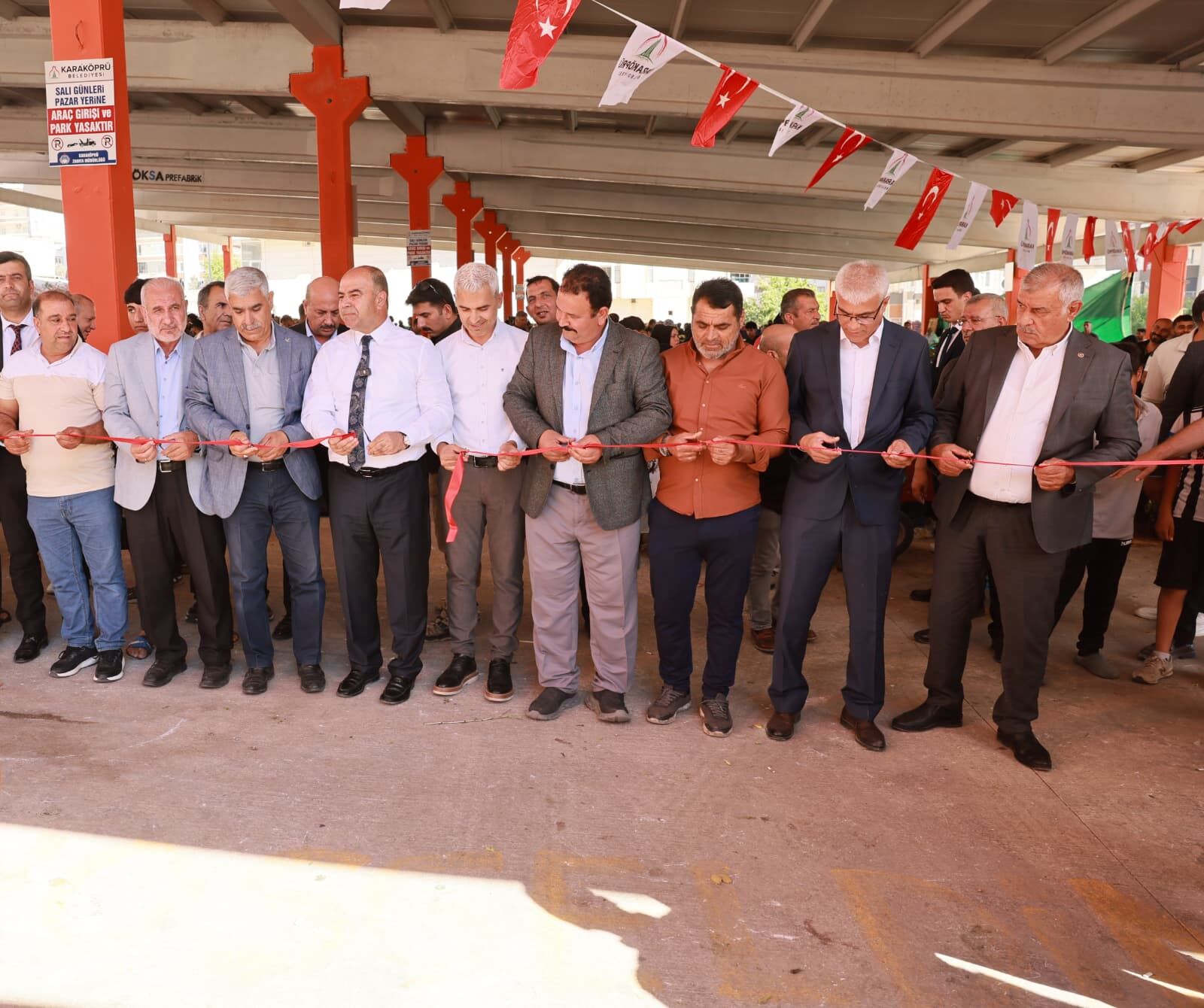 Karaköprü Akbayir Semt Pazari Resmen Açildi (6)