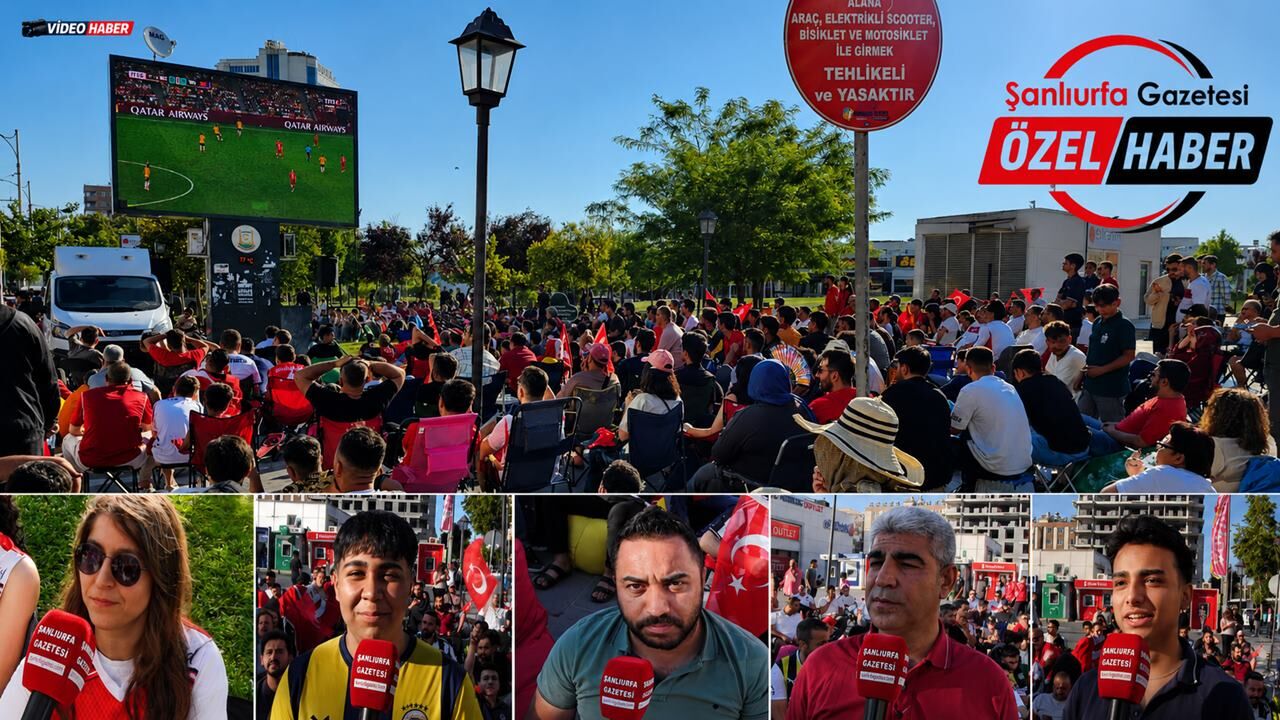 Şanlıurfa’da A Milli Takıma Büyük Destek: Sabahın İlk Işıklarıyla Alanı Doldurdular