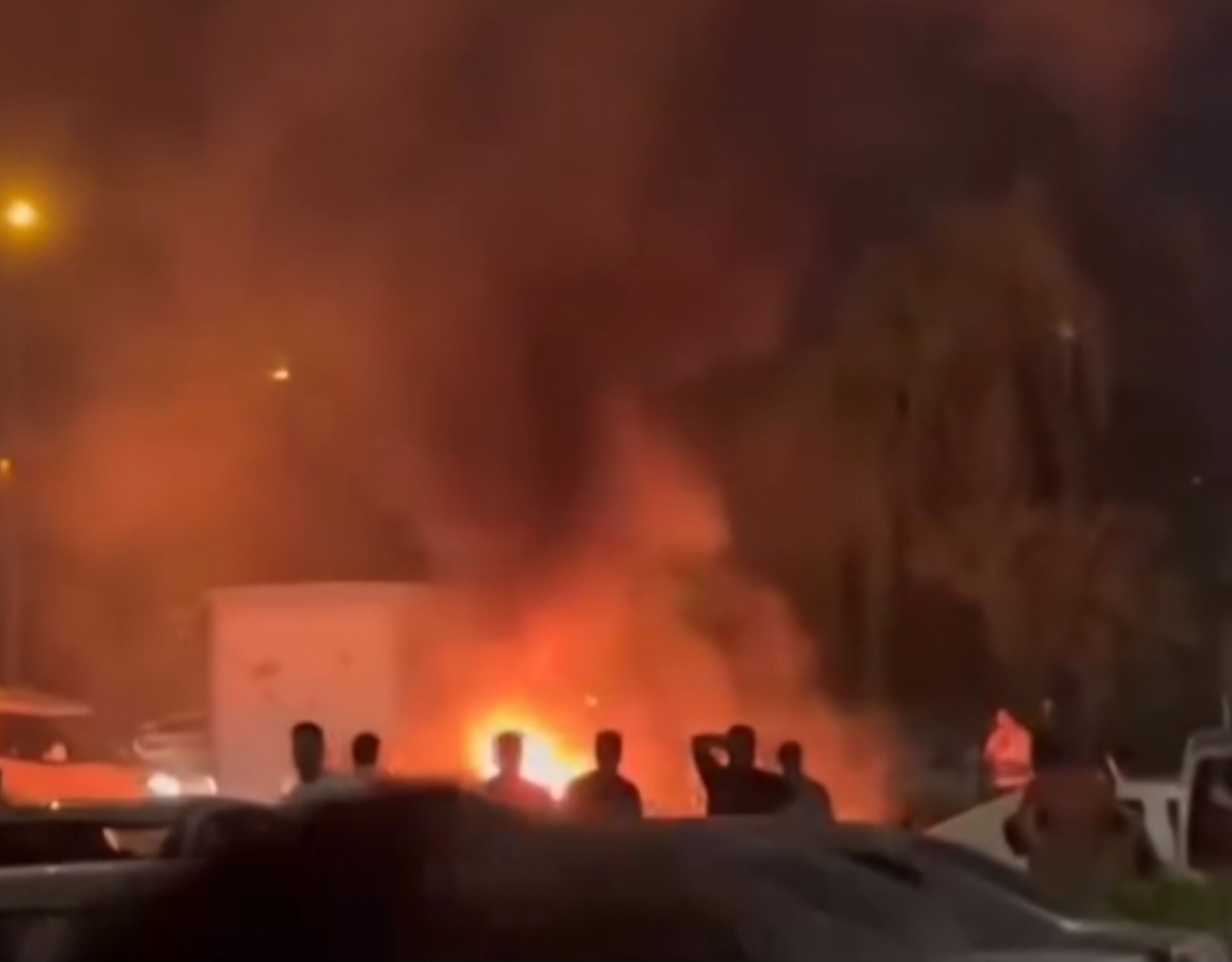 Şanlıurfa’da Motosiklet Alevlere Teslim Oldu