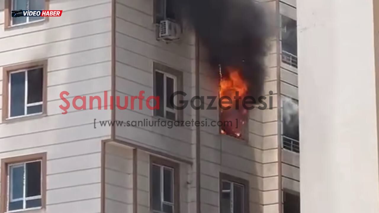 Şanlıurfa’da Binada Yangın: Ekipler Seferber Oldu