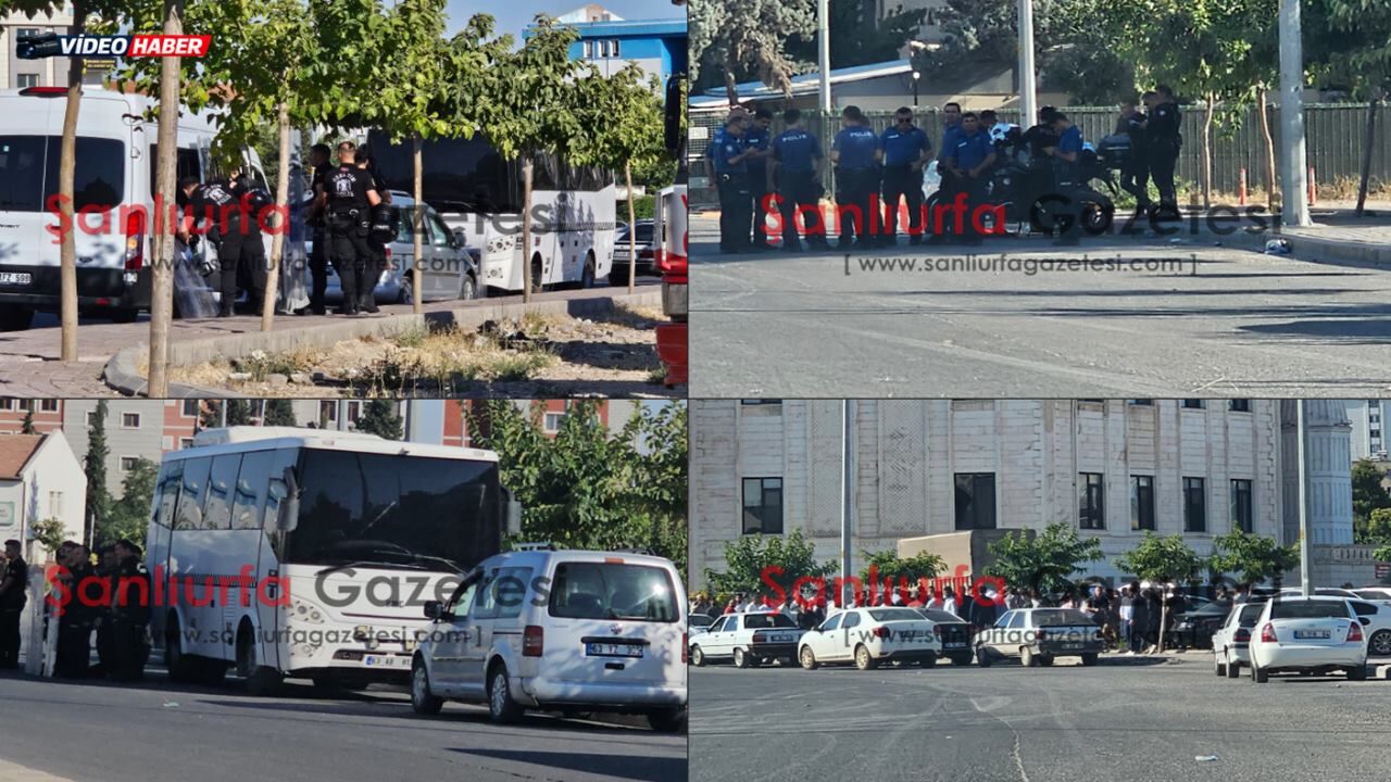 Şanlıurfa Adliyesi Önünde İki Grup Birbirine Girdi: Polis ve Çevik Kuvvet Sevk Edildi