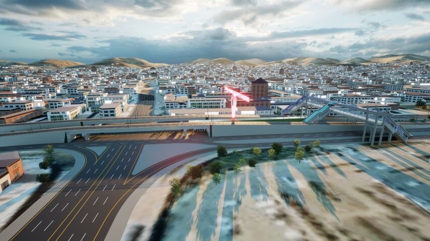 Büyükşehi̇r'i̇n Dev Ulaşim Projesi̇nde İlk Kazma Vuruldu (3) (Küçük)