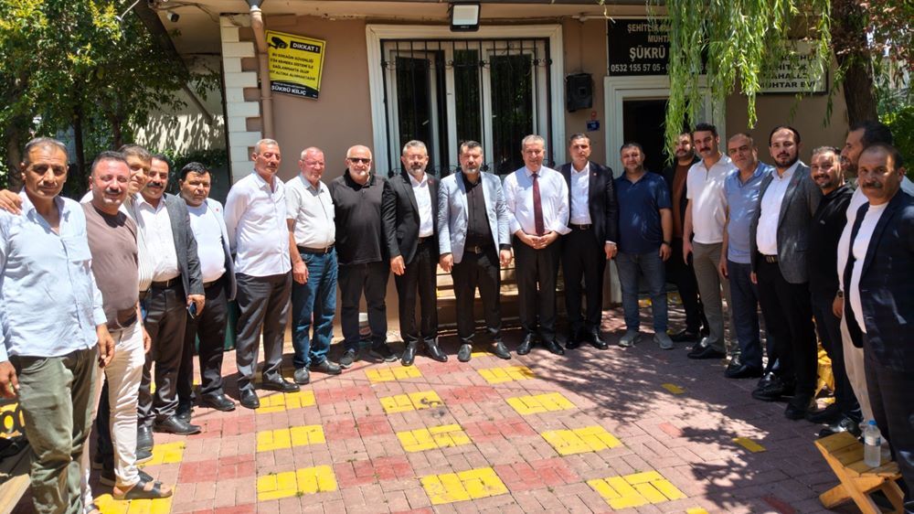 CHP Şanlıurfa İl Başkanlığı'ndan Şehitlik Mahalle Muhtarlığı'na Ziyaret