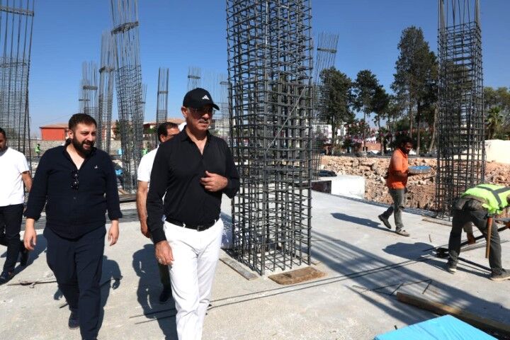 Şanlıurfa'da Eski Cezaevi Arsasında Dev Proje Hızla Yükseliyor