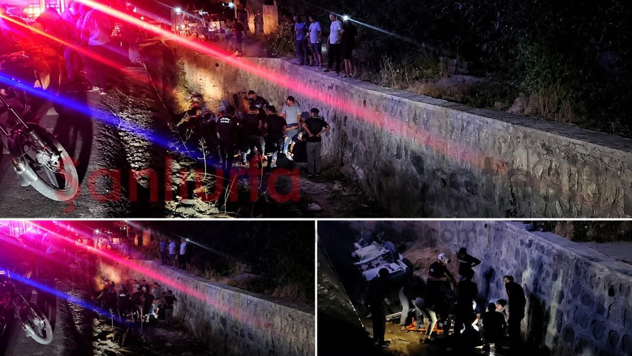 Şanlıurfa'da Otomobil Tahliye Kanalına Düştü: 4 Kişi Yaralandı