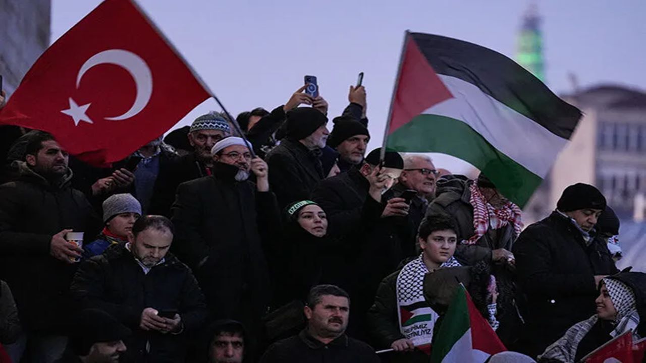 Şanlıurfa'da Filistin'e destek etkinliği düzenlendi