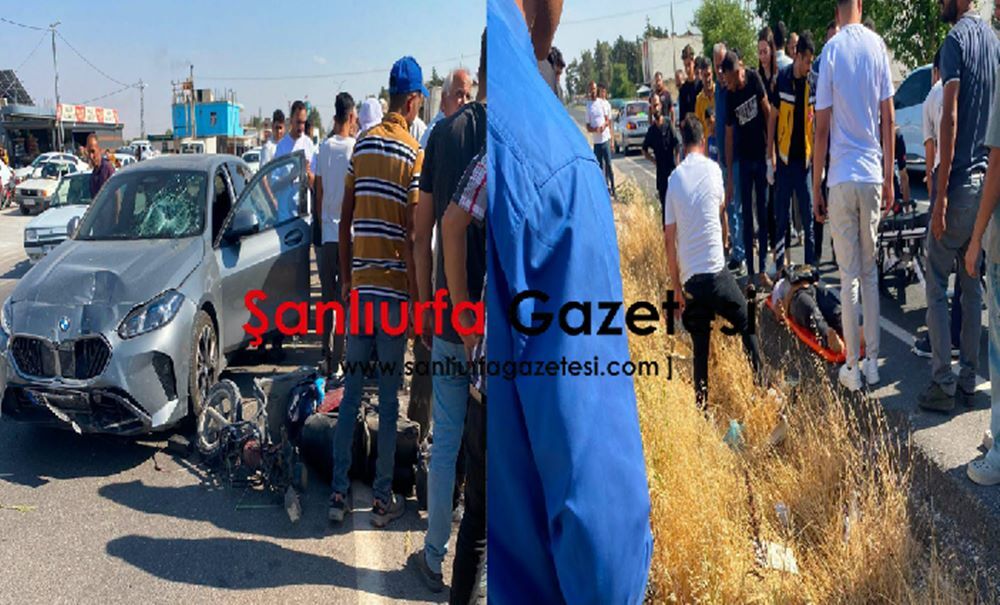 Şanlıurfa'da Otomobil İle Motosiklet Çarpıştı: 1'i Ağır 2 Yaralı