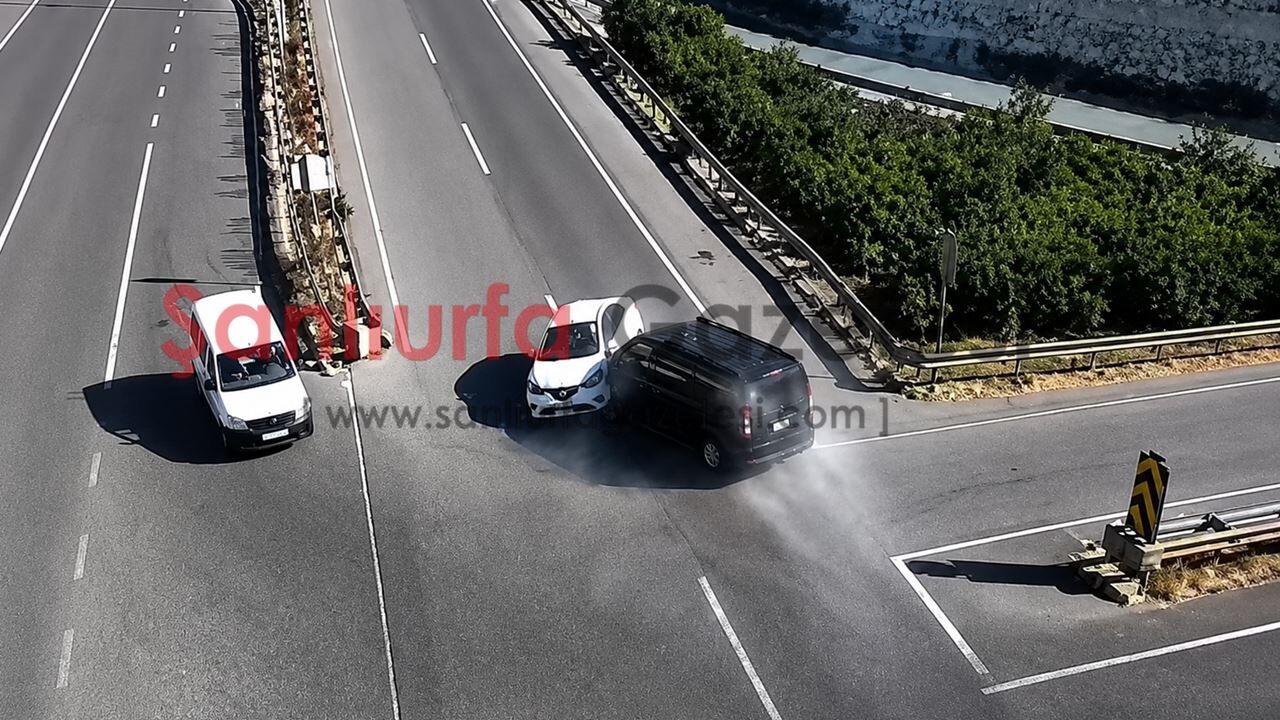 Şanlıurfa'da 3 Kişinin Hayatını Kaybettiği Kazanın Görüntüleri Ortaya Çıktı