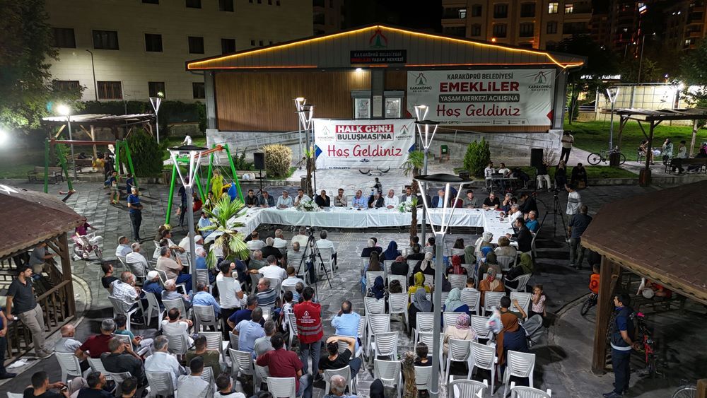 Karaköprü Belediyesi, vatandaş ile bir arada