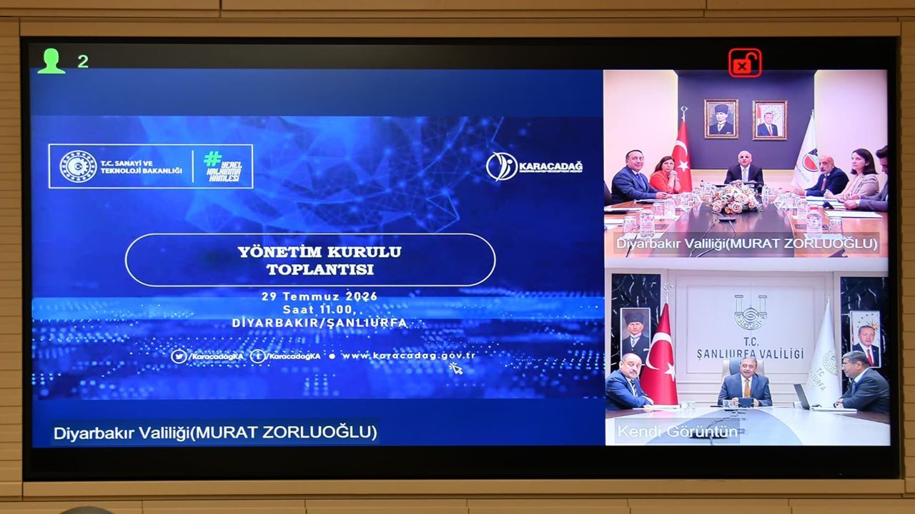 Şanlıurfa ve Diyarbakır Vali Şıldak başkanlığında aynı masada buluştu!