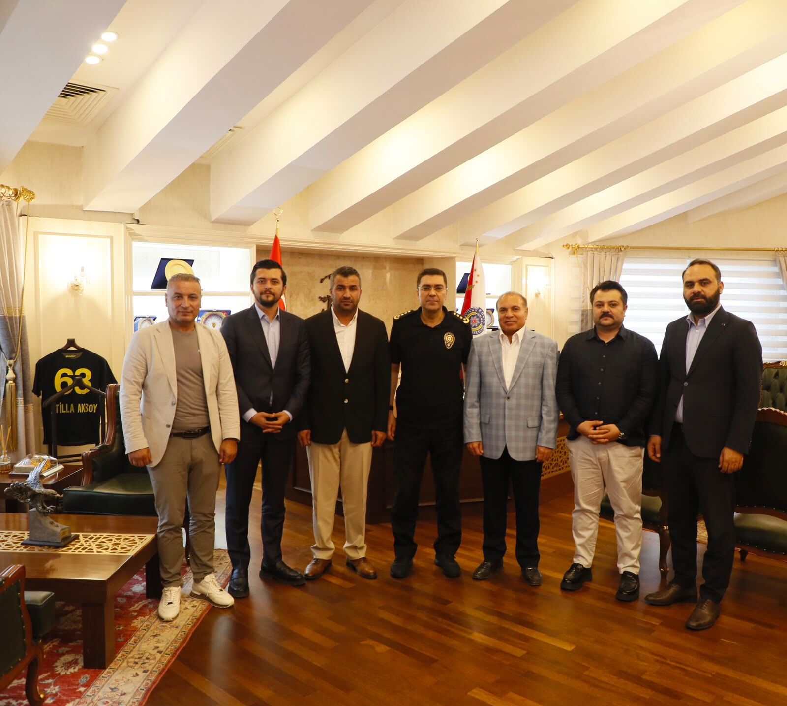 Şanlıurfaspor Yönetiminden İl Emniyet Müdürü Attila Aksoy'a Ziyaret