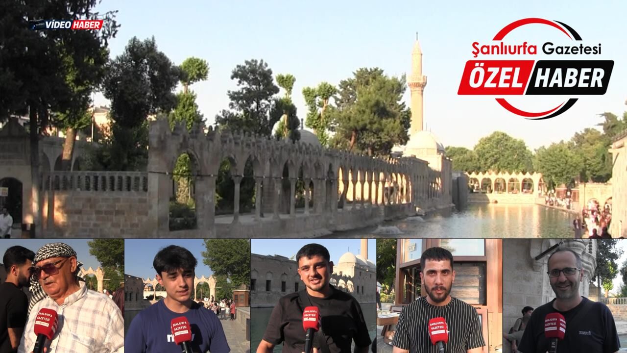 Şanlıurfa'da Sıcaklık 39 Dereceyi Buldu, tarihi Balıklıgöl Dolup Taştı