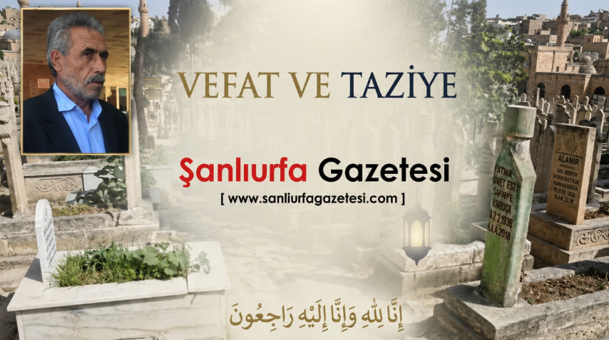Şanlıurfa Büyükşehir Belediyesi Personeli Mehmet Emin Demirel'in Acı Günü!