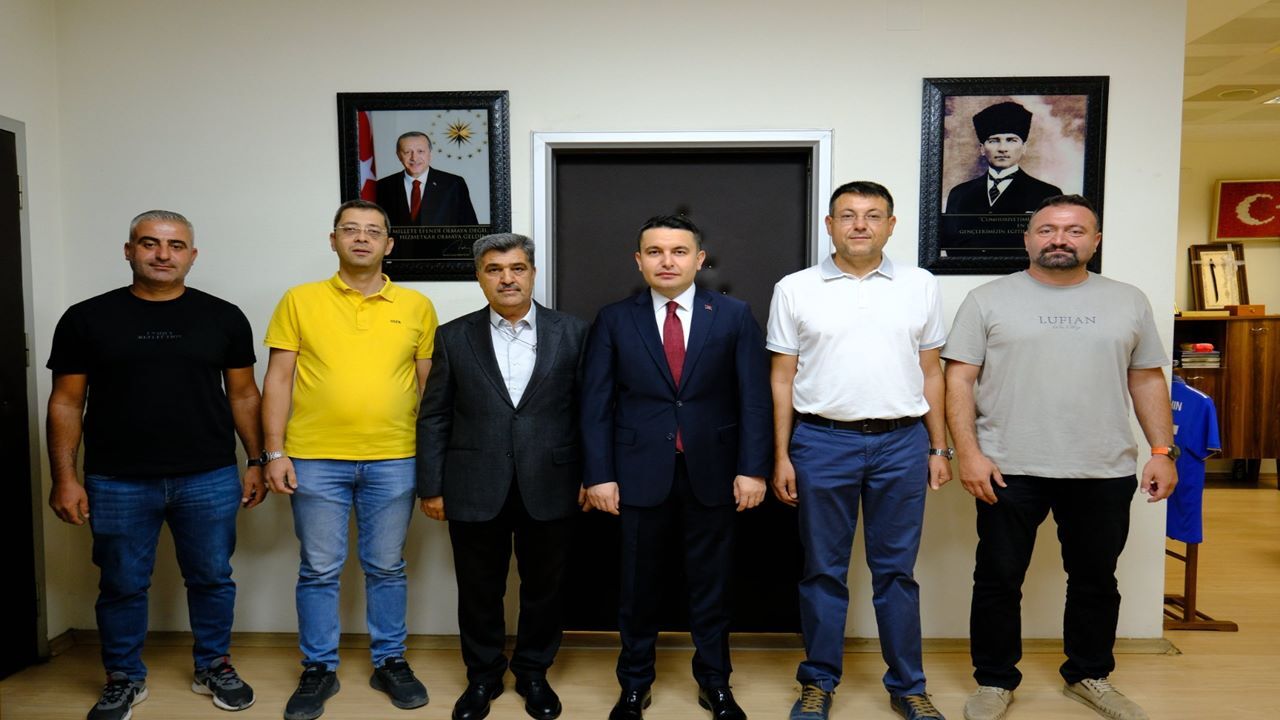 Birecik Kaymakamı Osman Şahin'e Hayırlı Olsun Ziyareti