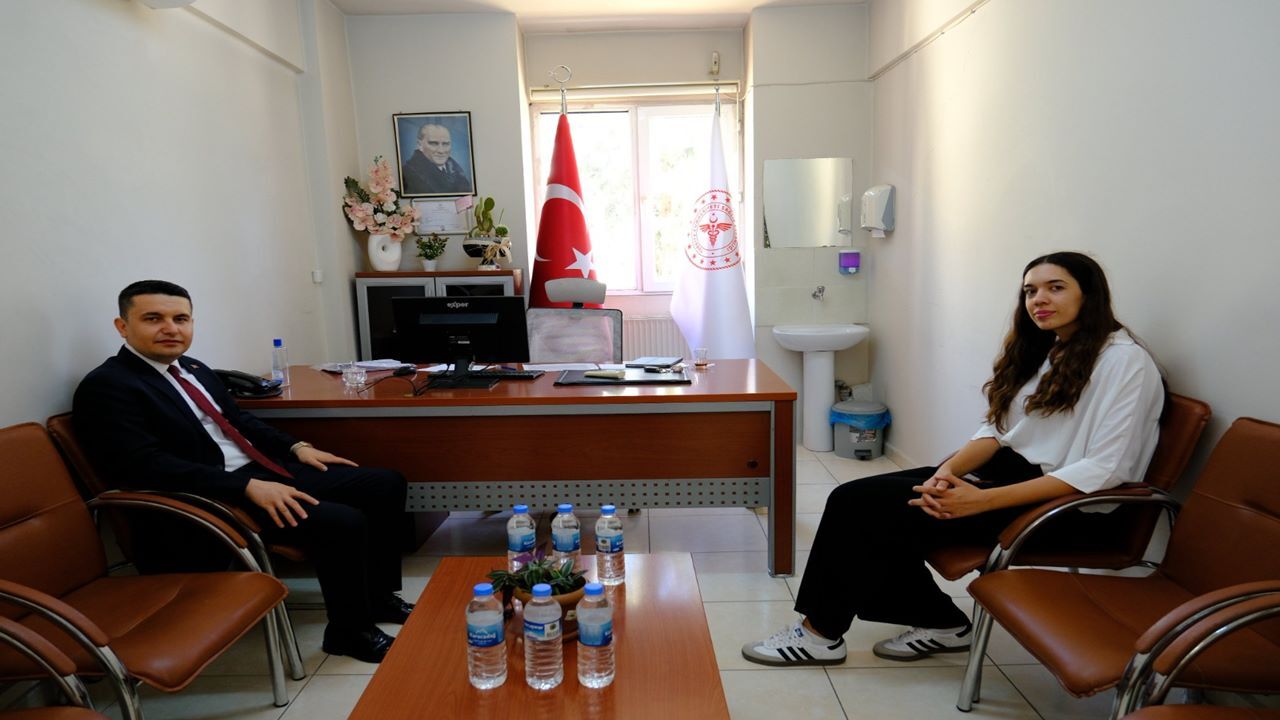 Birecik Kaymakamı Osman Şahin'den İlçe Sağlık Müdürlüğüne Ziyaret
