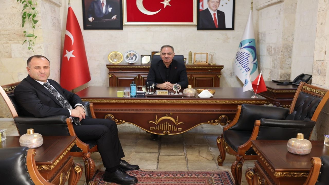 Aile ve Sosyal Hizmetler İl Müdürü Fatih Yılmaz'dan Başkan Mehmet Kuş'a Ziyaret