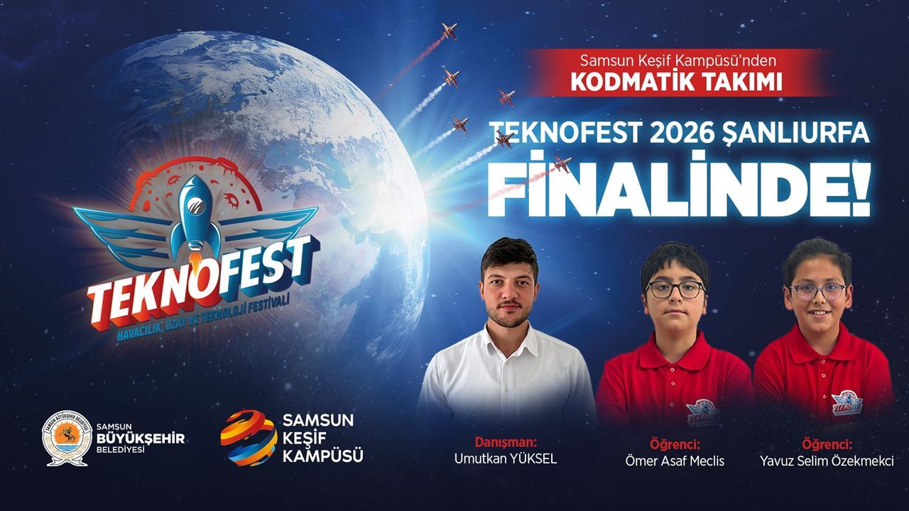 Samsunlu belediyenin o takımları da TEKNOFEST2026 Şanlıurfa finalinde yarışacak