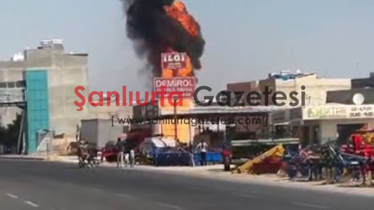 Şanlıurfa’da trafo büyük gürültüyle patladı! Panik yaşandı