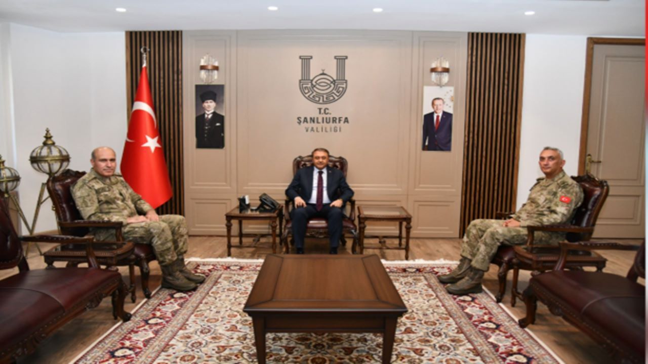 7. Kolordu Komutanı Tümgeneral Aydın Kılıç, Vali Şıldak'ı ziyaret etti
