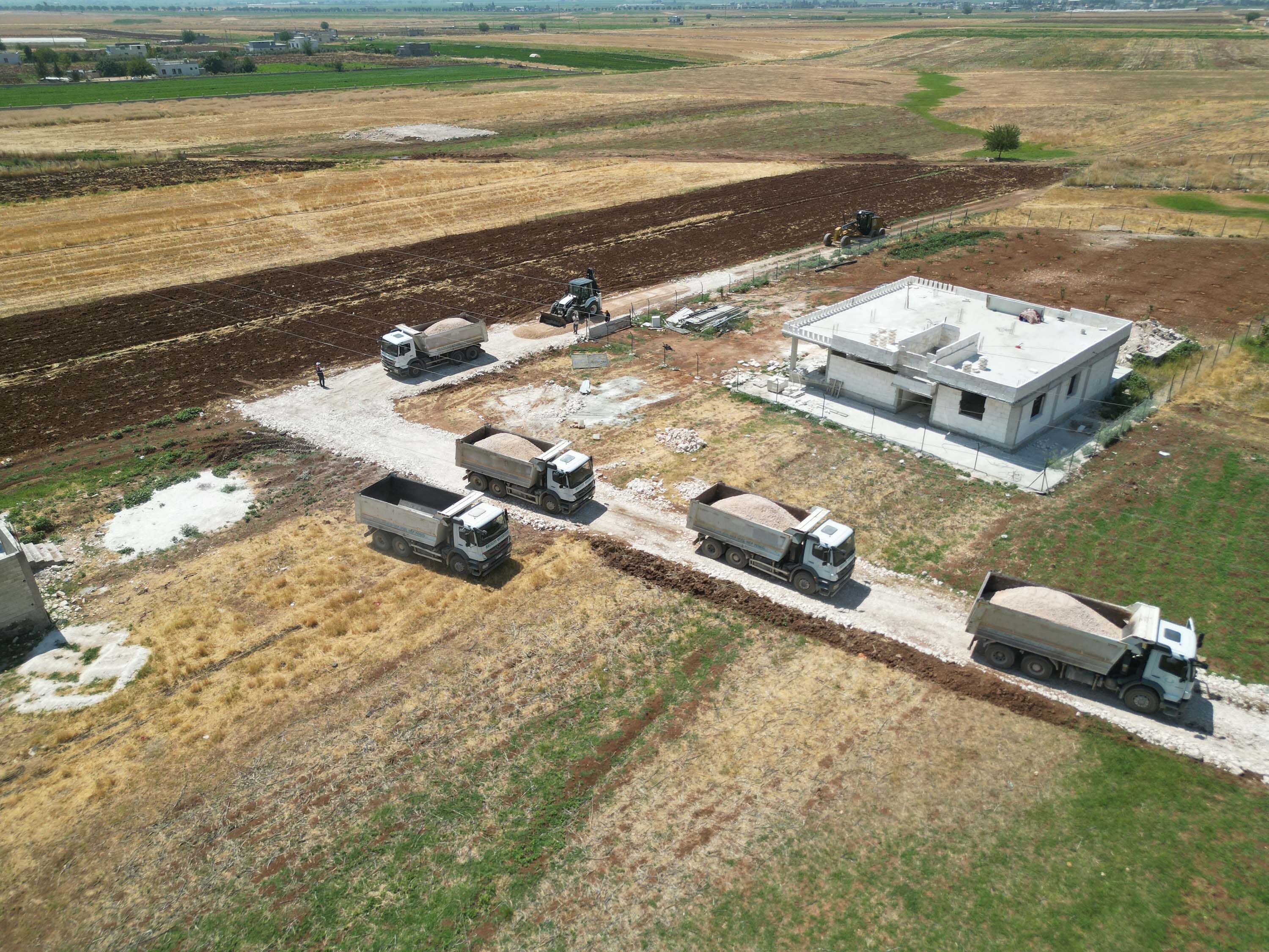 Hali̇li̇ye'de Kirsal Yollar İçi̇n Çalişmalar Hiz Kesmeden Sürüyor (2)