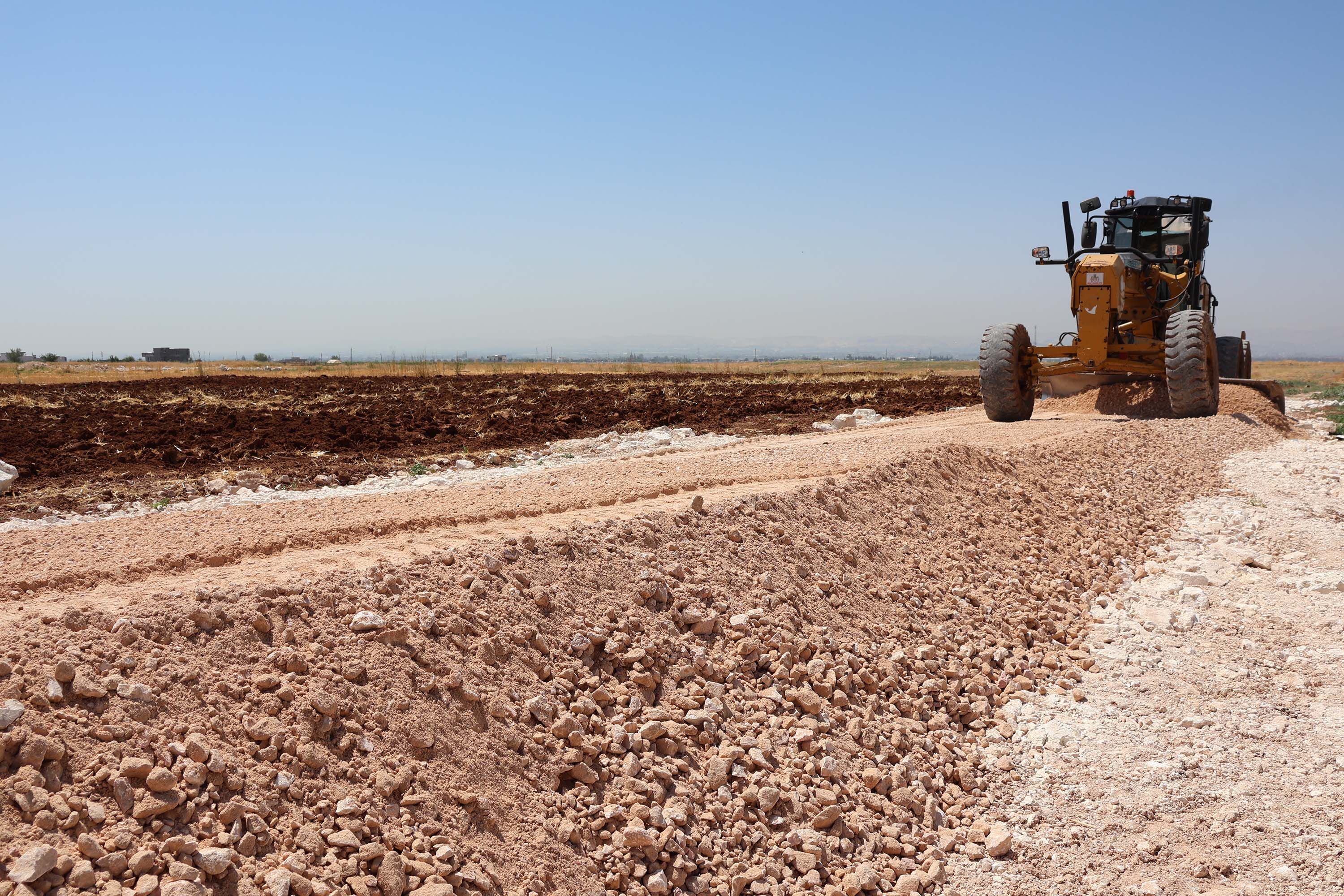 Hali̇li̇ye'de Kirsal Yollar İçi̇n Çalişmalar Hiz Kesmeden Sürüyor (5)