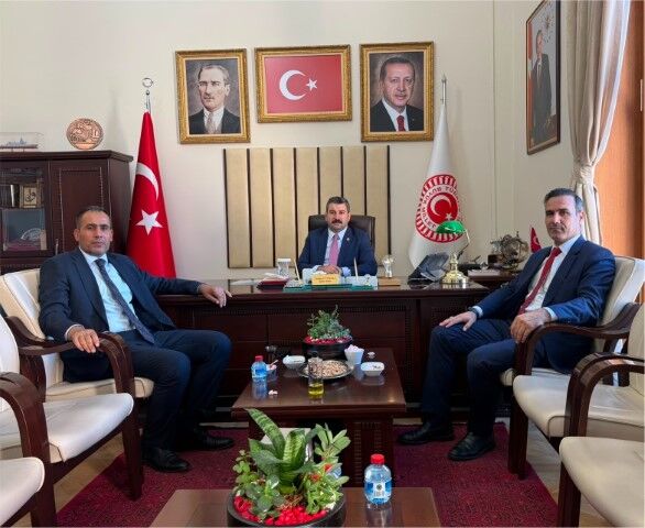 Şanlıurfa Besi OSB ve Tarımsal Kalkınma Kooperatifi Temsilcilerinden TBMM'ye Ziyaret