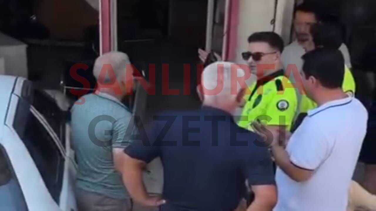Şanlıurfa'da otomobil elektrikçi dükkanına girdi!