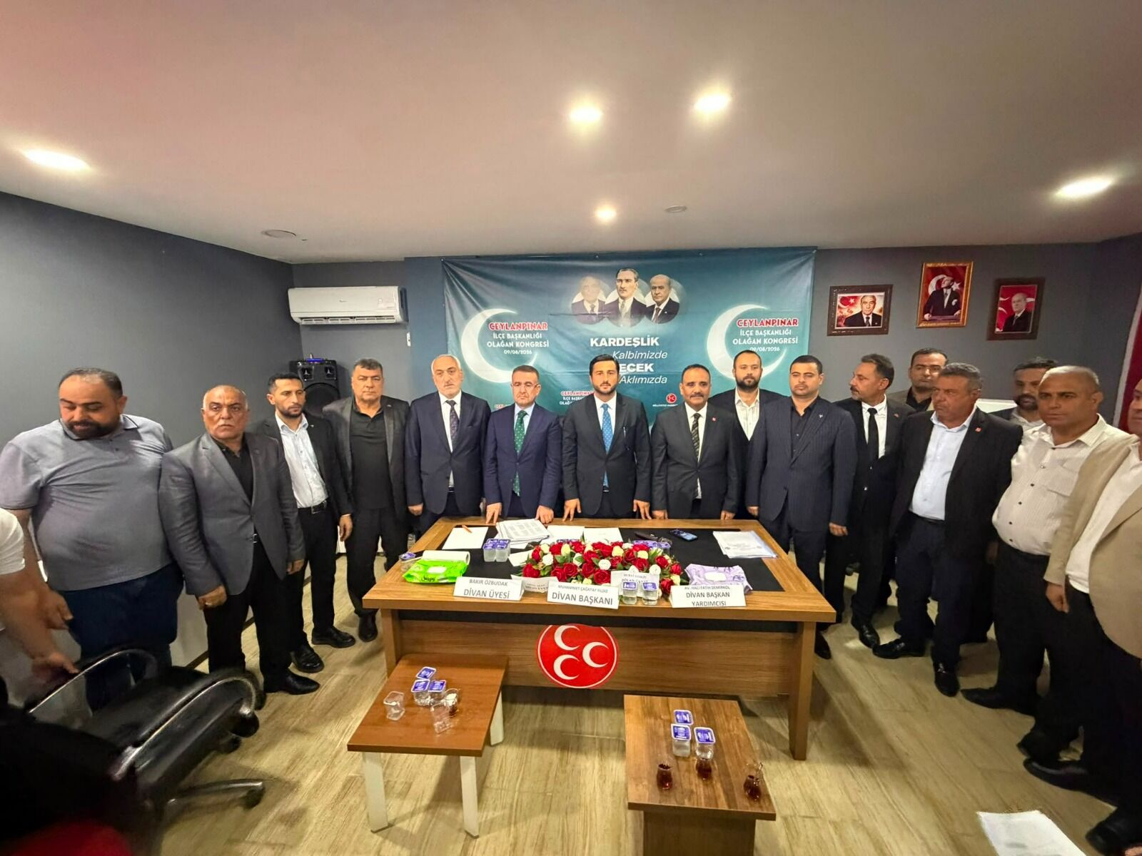 Mhp Ceylanpınar İlçe Başkanlığına Halil Tetik Seçildi (2)