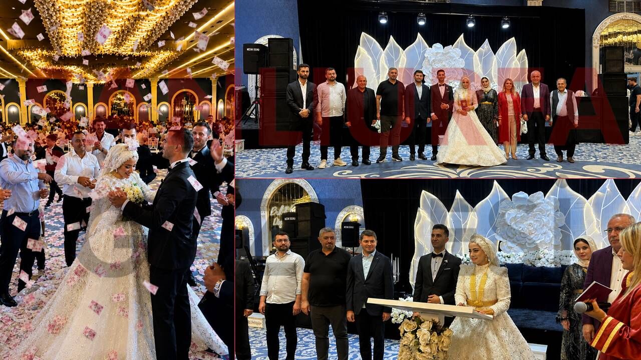 Sedat Ve Gülsüm Çifti Dünya Evine Girdi: Düğünde Para Ve Dolar Yağmuru