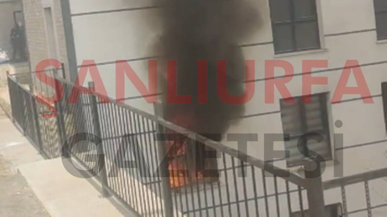 Şanlıurfa TOKİ konutlarında yangın paniği: 4 Yaralı, 8 kişi yangında mahsur kaldı!