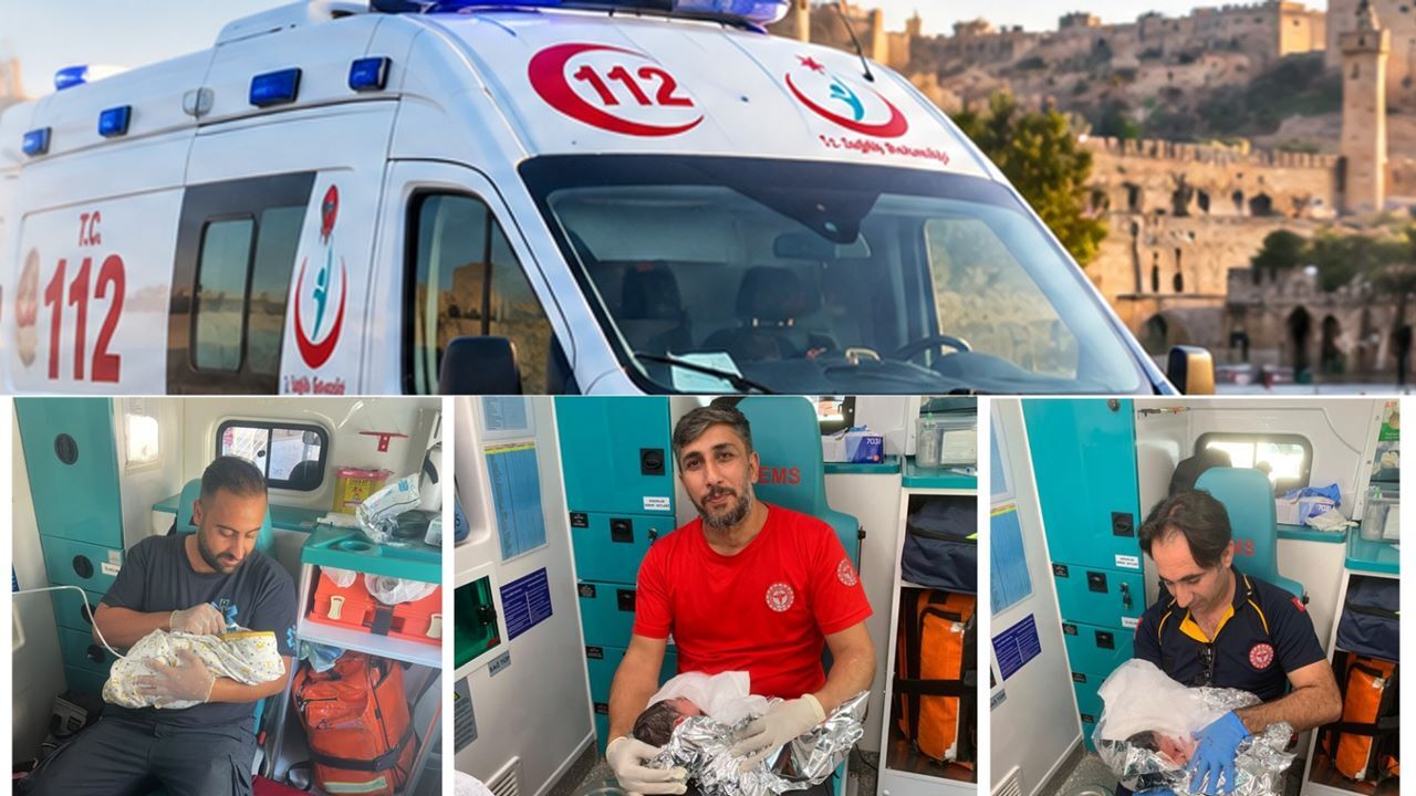 Şanlıurfa'da hastaneye yetişemeyen annelerin imdadına 112 ekipleri yetişti: Viranşehir ve Ceylanpınar'da film gibi anlar