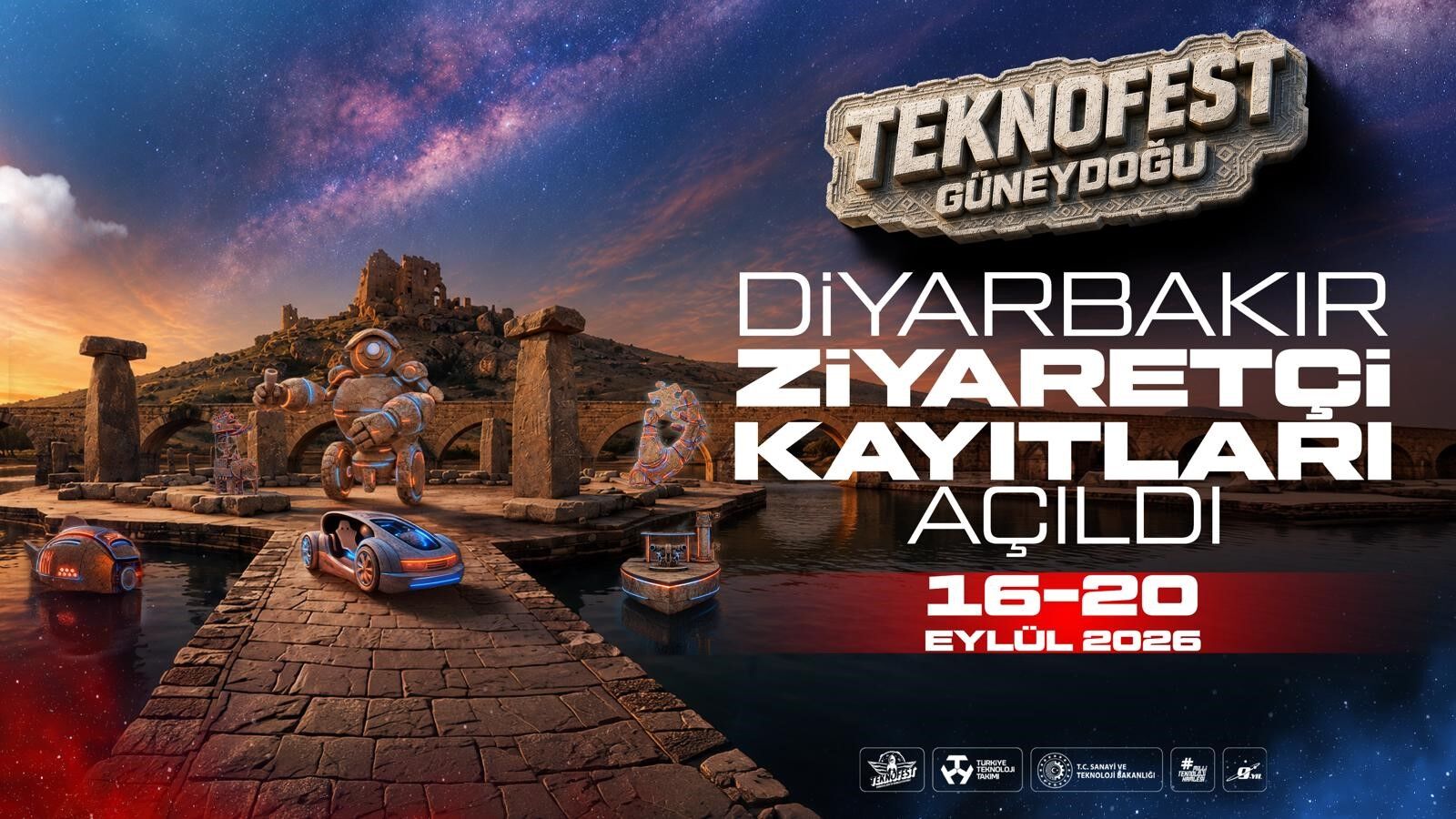 TEKNOFEST Güneydoğu 2026 önce Diyarbakır'da start verdi: Son durak Şanlıurfa!