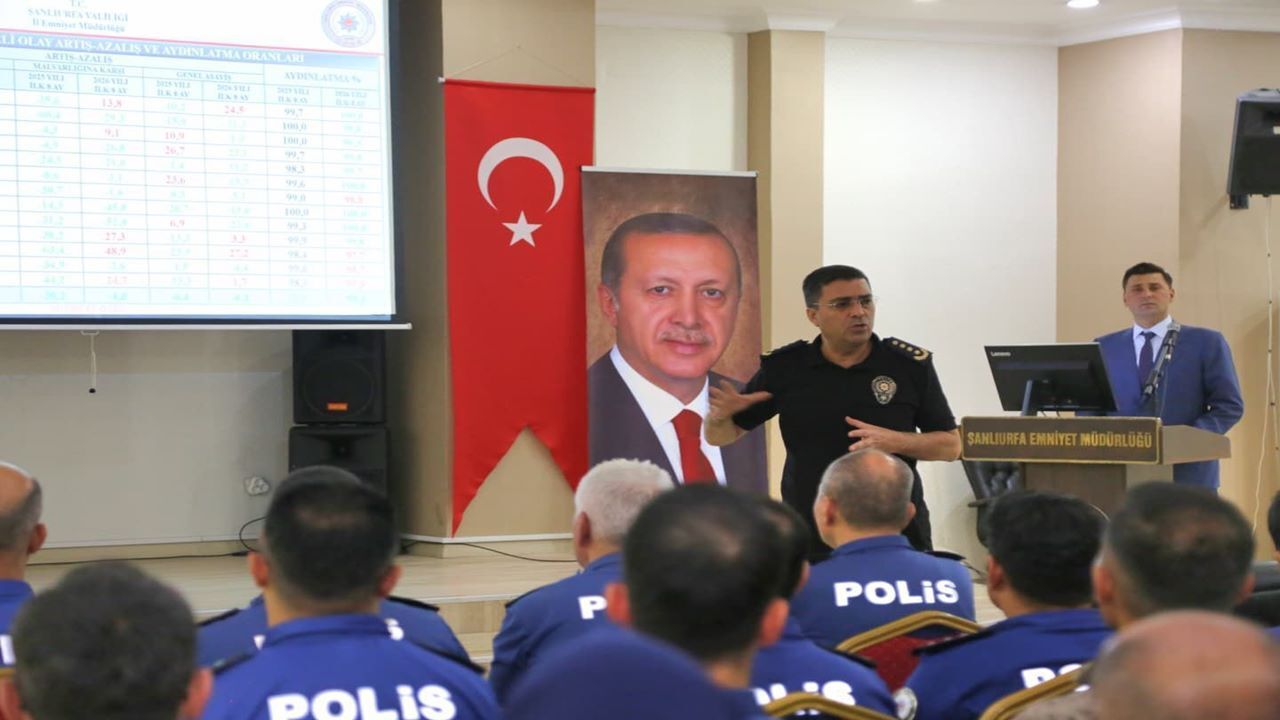 Atilla Aksoy başkanlığında toplandılar: Şanlıurfa Emniyeti’nde kritik zirve!