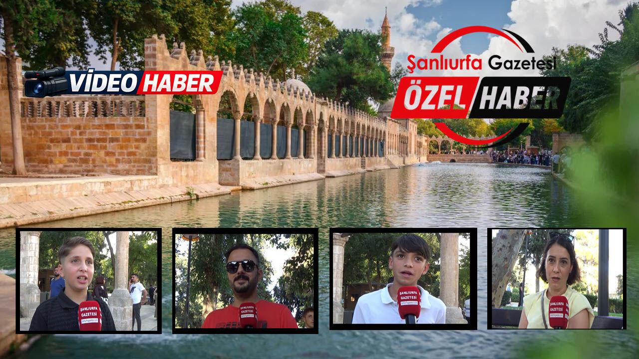 Şanlıurfa’nın kalbine ziyaretçi akını: Halil-ür Rahman Gölü’nde tarihi atmosfer