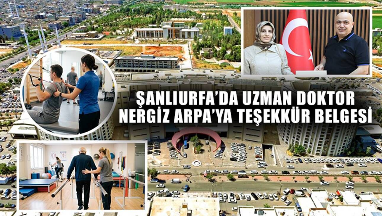 Başhekim Dr. Yılmaz Gerger'den, Uzman Doktor Nergiz Arpa’ya teşekkür belgesi: "Görevden ayrıldı"
