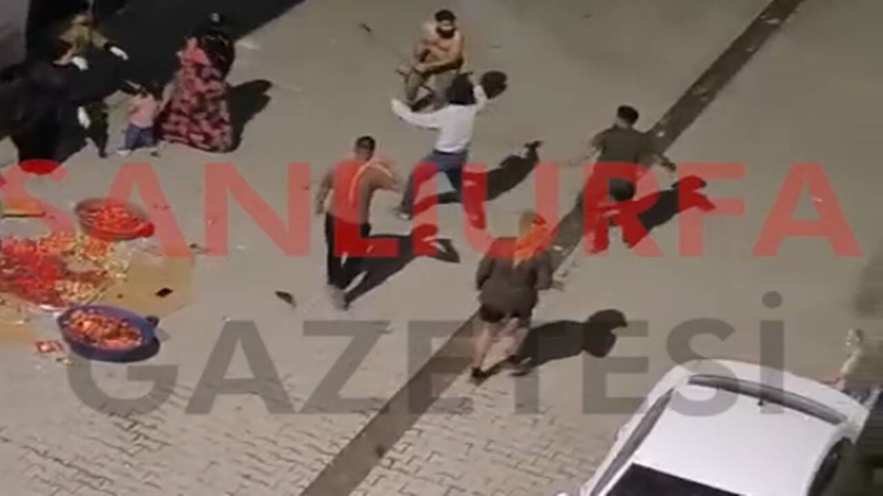 Şanlıurfa’da iki grup arasında kavga: O anlar kamerada