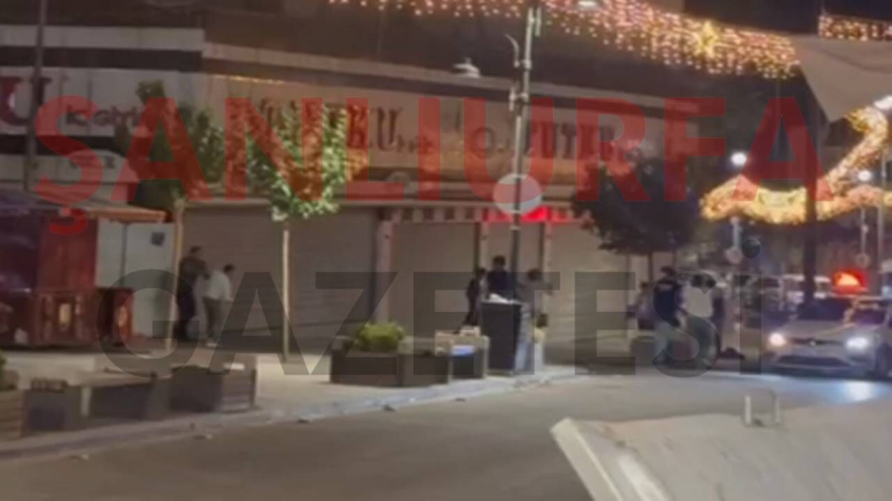 Şanlıurfa’da gece saatlerinde kavga kameralara yansıdı