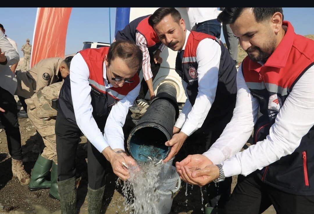 Şanlıurfa’da Su Kaynakları İçin Balık Üretimi Sürüyor